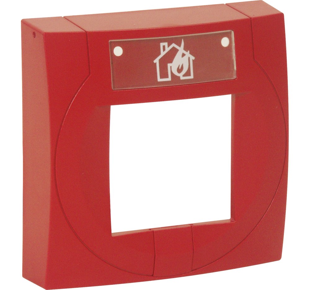 Handmelder kleines Gehäuse rot, ähnlich RAL 3020