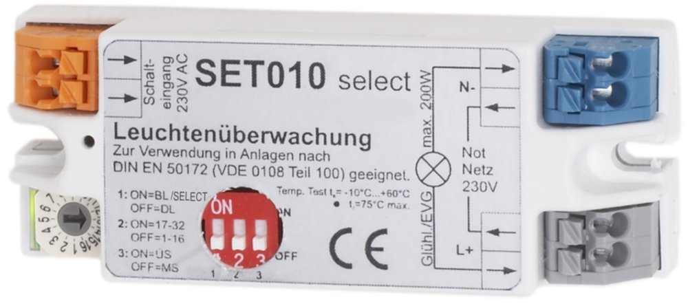 SET10 Leuchtenbaustein bis-30ø