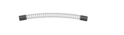 Flexible Schlauchverbindung 30 cm für 25-mm-Ansaugrohre, grau